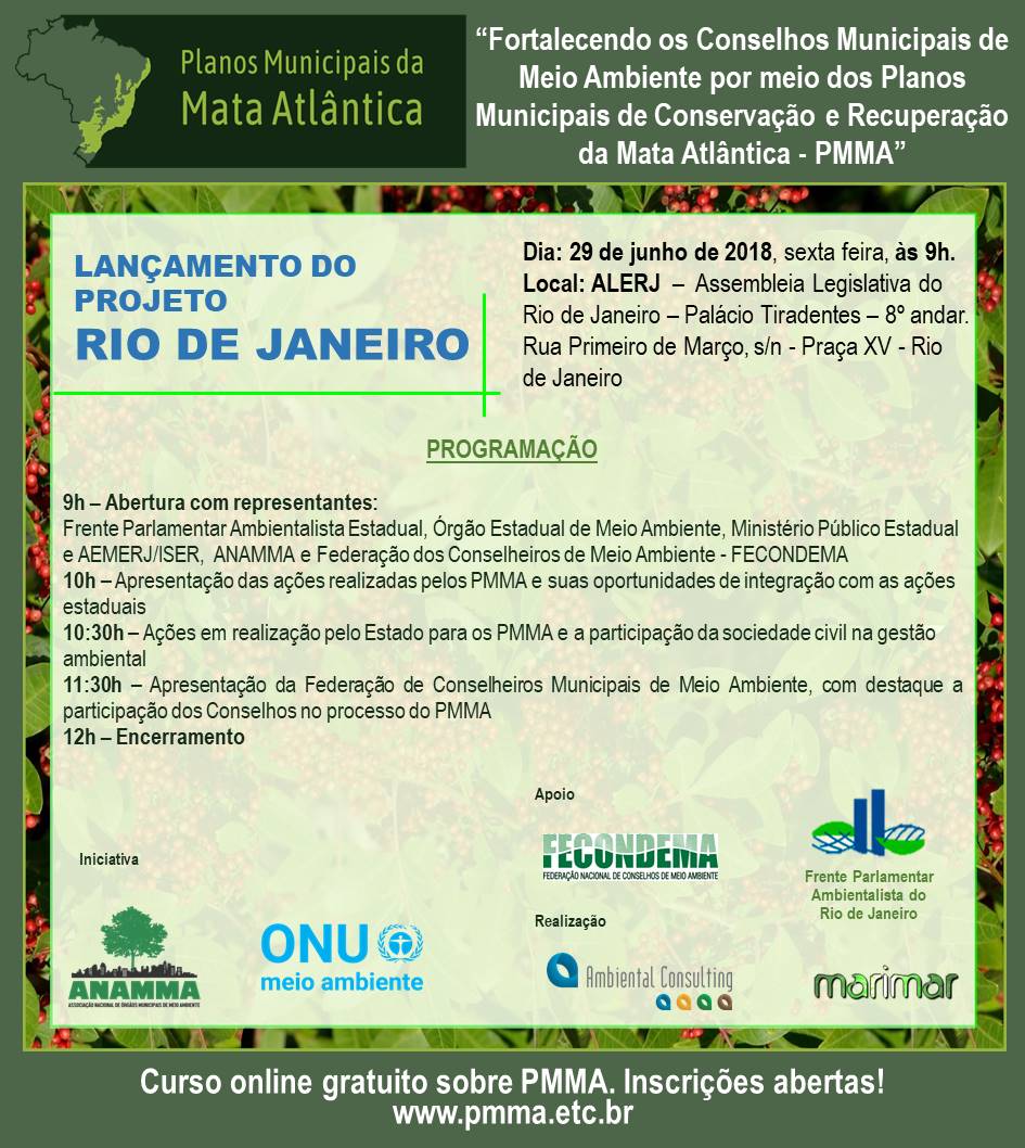 Lançamento do Projeto no Rio de Janeiro