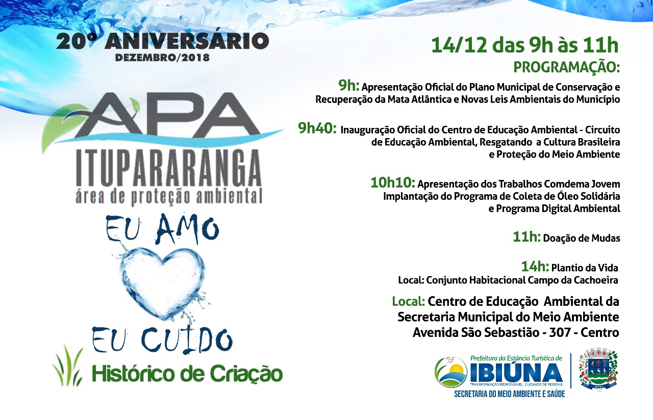 20º Aniversário da APA de Itupararanga (SP)