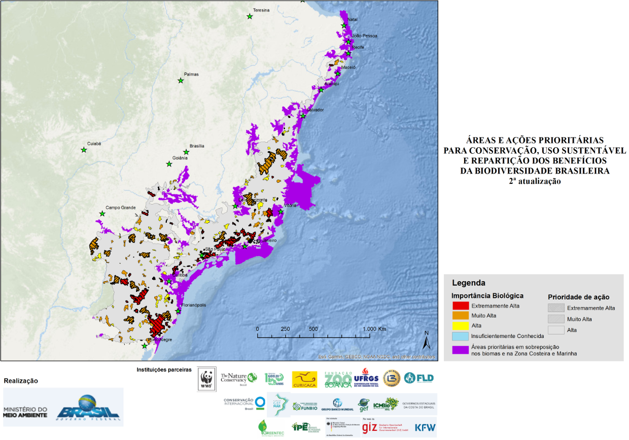 Percepções sobre o ambiente da Mata Atlântica, identificadas nos