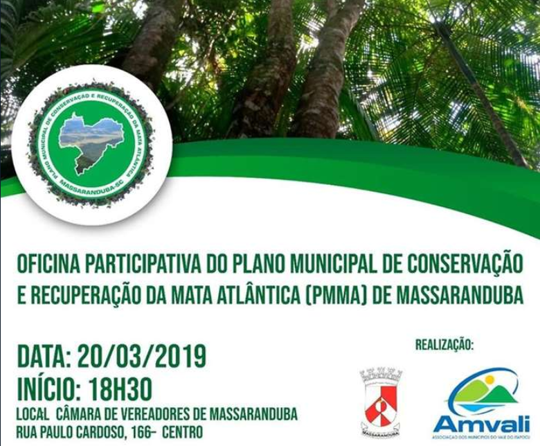 Prefeitura de Massaranduba (SC) promove oficina participativa para elaboração do plano municipal de conservação e recuperação da Mata Atlântica