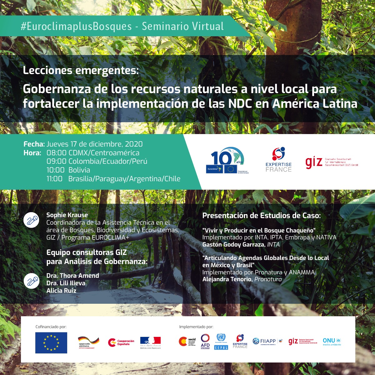 Lições emergentes: Governança de recursos naturais no nível local para fortalecer a implementação de NDCs na América Latina