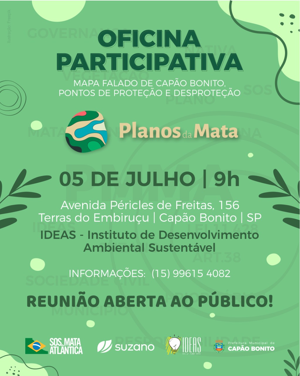 Oficina Participativa em Capão Bonito – SP