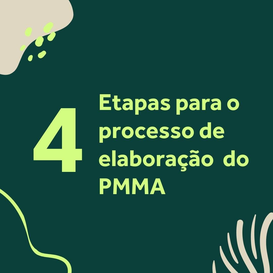 4 Etapas para o processo de elaboração do PMMA
