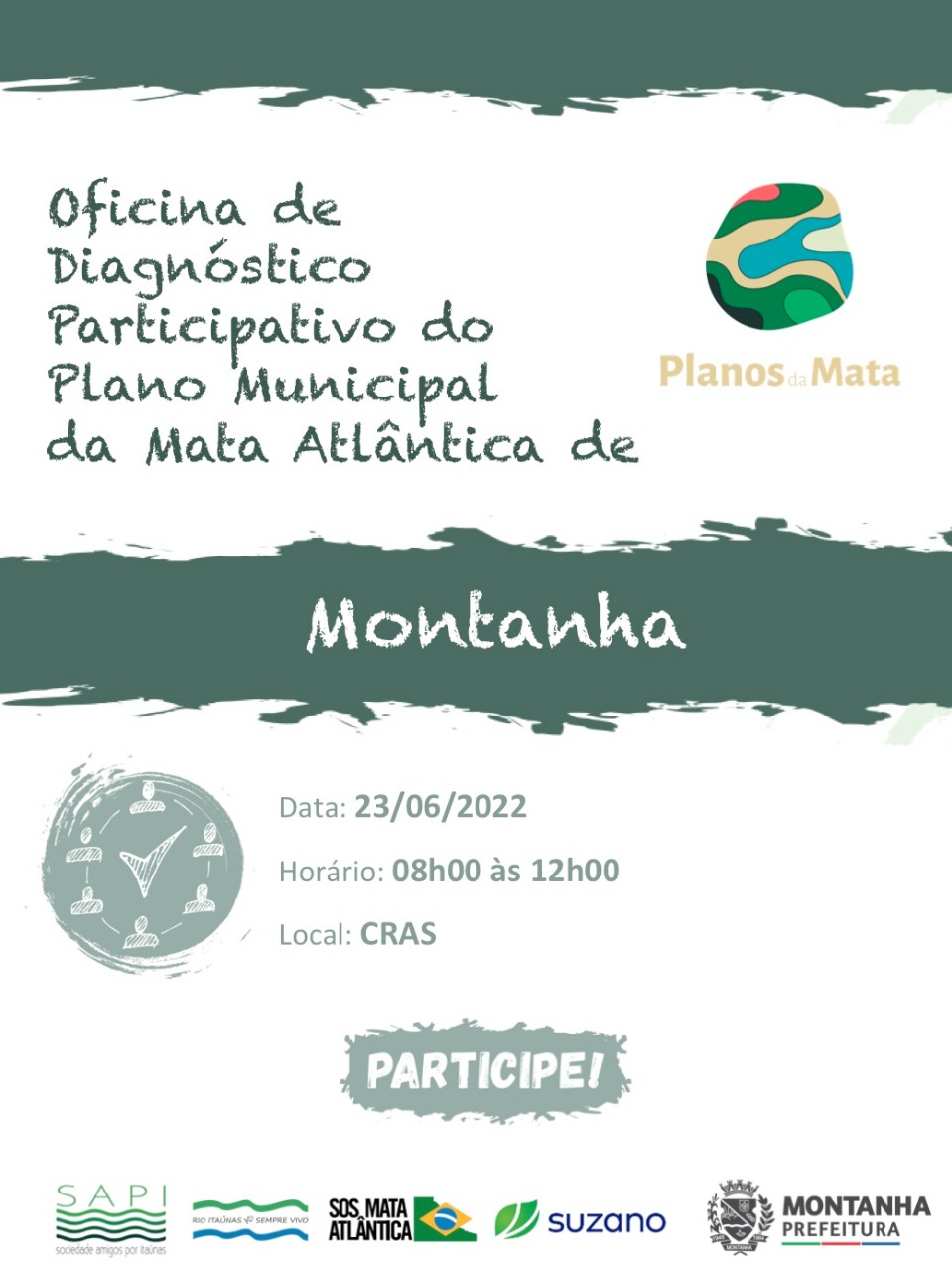 Oficina de diagnóstico participativo do Plano Municipal da Mata Atlântica em Montanha – ES