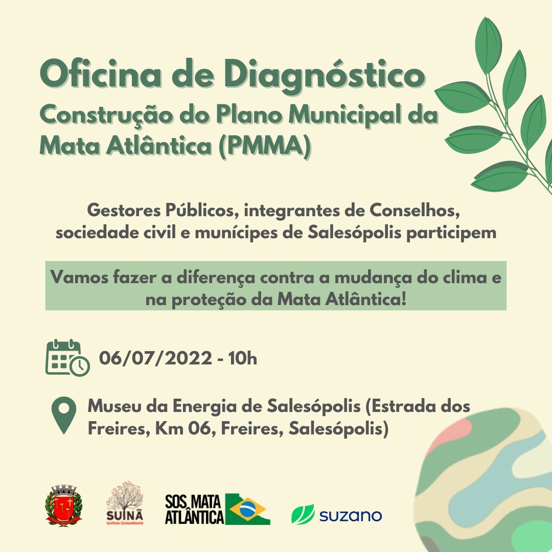Oficina de Diagnóstico para a construção do Plano Municipal da Mata Atlântica de Salesópolis (SP)