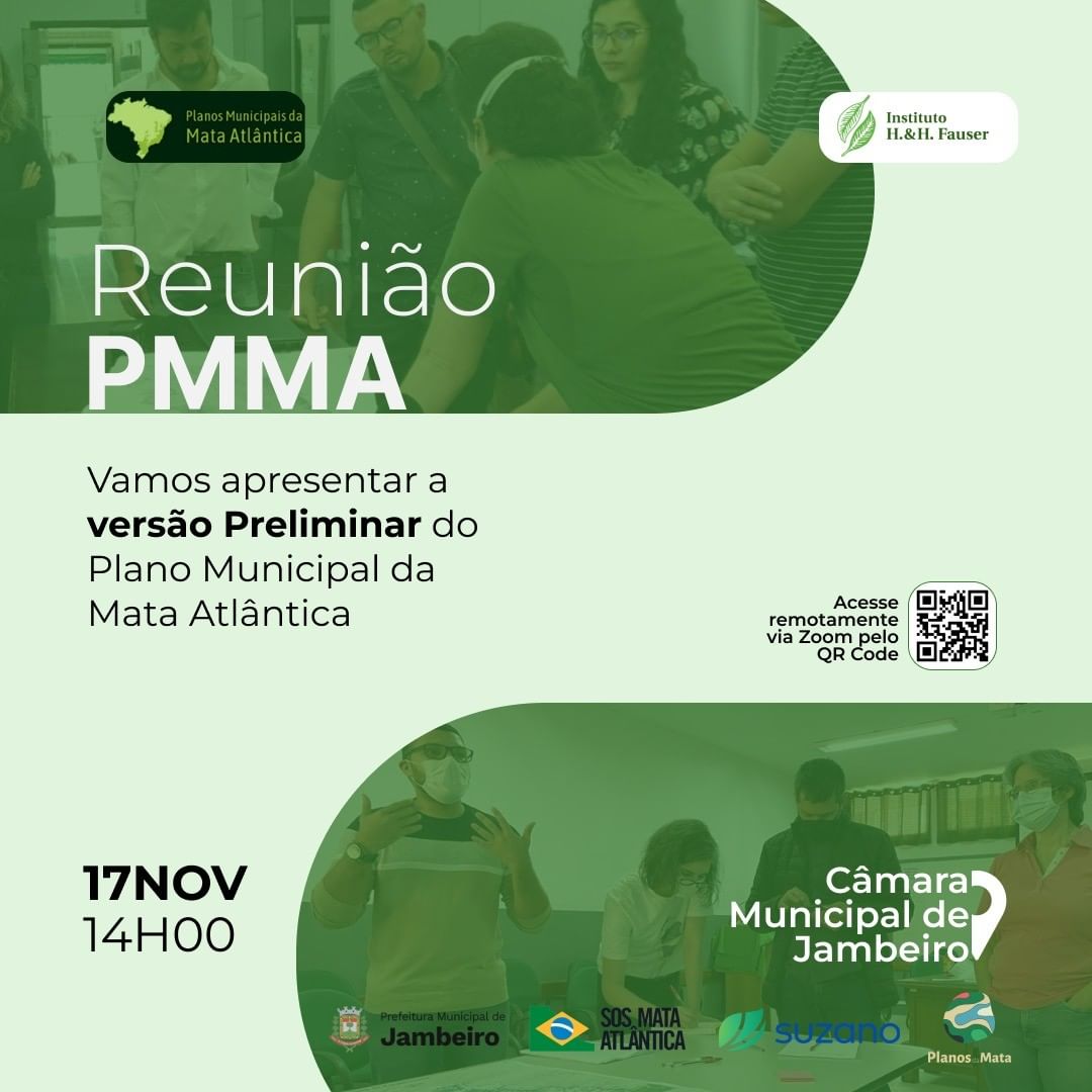 Reunião de apresentação do PMMA preliminar de Jambeiro