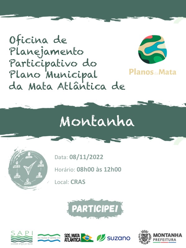 Oficina de Planejamento Participativo do Plano Municipal da Mata Atlântica de Montanha – ES