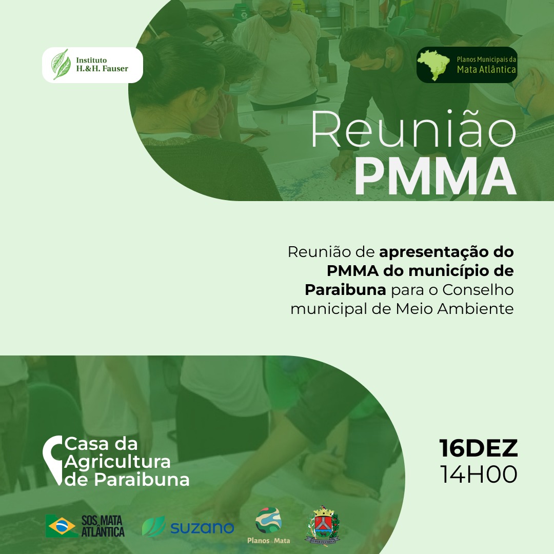 Reunião de apresentação do PMMA de Paraibuna – SP