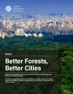 Florestas melhores, cidades melhores